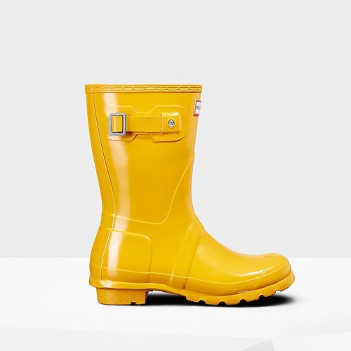 Hunter Original Gloss Short Rain Boots For Womens - NZ E2084